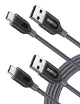Anker 2-PACK 6FT Powerline+ Usb-c To Usb-a 2.0 Nylon-braided Charging Cable. Fixed Price $20.99.