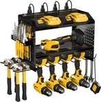 Power Tool Organizer Wall Mount With Charging Station, 4 Drill Holder Heavy Duty. Fixed Price $84.99.