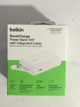 Original Belkin Boostcharge Power Bank 10K With Integrated Cable BPB021. Fixed Price $12.99.