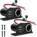 1PCS Dual Usb Outlet Cigarette Lighter Socket Splitter With Blade Fuse, 12V.... Fixed Price $17.37.