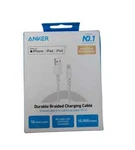 Anker 10' Braided Lightning To Usb-a Charging Cable Mfi-certified New Open !!!. Fixed Price $15.07.