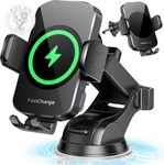 Wireless Car Charger, Fast Charging Phone Holder 3 1 Mount Auto Clampin. Fixed Price $43.58.