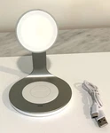 Anker Wireless Charger Powerwave Magnetic 2-IN-1 Stand Model A2561 White. Fixed Price $30.00.