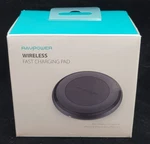 Ravpower Fast Wireless Charger 10W Max With Qc 3.0 Adapter RP-PC058. Fixed Price $14.00.