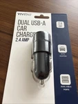 Vivitar Dual Usb -a Car Charger 2.4AMP. Fixed Price $8.00.
