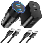 Iphone 17 16 15 Car Charger, 40W Dual Port Usb Fast With 20W Ty.... Fixed Price $24.79.