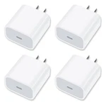 Yeotsmut 4 Pack Usb-c Wall Charger, 20W Power Adapter Replacement For P.... Fixed Price $24.99.