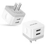 2PACK Usb Wall Charger Plug, Ailkin 2.4A Dual Port Adapter Power Cube Fast. Fixed Price $17.73.