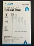 4X Anker Powerline Ii Usb-a-lightning Charging Cable Ultra Durable Mfi-certified. Fixed Price $89.99.