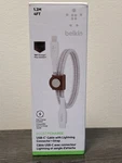 Belkin Boost Up Charge Usb-c Cable With Lightning Connector + Strap Open Box. Fixed Price $24.95.