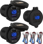 Daiertek 12V Usb Car Charger Socket 3-PACK 48W Pd & Qc 3.0 Fast Charging Dua. Fixed Price $51.45.
