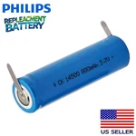 14500CY Tabbed Li-ion Battery: Philips Sonicare Hx Toothbrush 3.6V 750MAH. Fixed Price $6.99.