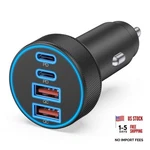 1 Usb Car Charger, 4-PORT 90W Super Fast Charging Cigarette Pack. Fixed Price $21.03.