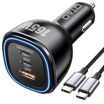 Otao 165W Usb Car CHARGER,3 Ports Fast Adapter PD3.1 140W Pps 45W+PD. Fixed Price $39.99.