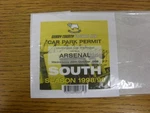 28/10/1998 Ticket: Derby County V Arsenal Football League Cup Car Park South. Fixed Price $6.71.