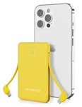6000MAH Ultra Slim Built In Cables Power Bank, Card Size Usb Cords.... Fixed Price $47.40.