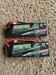 Lot Of 2- Rc Power Battery 100C 5200 Mah 7.4V 38.48WH. Fixed Price $29.99.