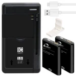 Grade A+ 2X 1900MAH Battery Charger Cable Bracket For Kyocera Duraxe Epic E4830. Fixed Price $49.83.