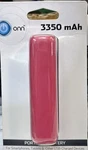 Onn Portable Battery Power Bank, 3350 Mah, Smart Phones Tablets Usb Charge New. Fixed Price $5.75.