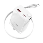 30W Retractable Wall Charger With Usb Cable 2.1FT, 2-PORT Blo... Fast Ship. Fixed Price $12.96.