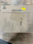 Seguma Level 1/2 Tesla Charger, 12A/16A Dual Voltage 240V Nema 6-20 Plug & 120V. Fixed Price $84.30.
