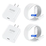 Iphone 17 16 Pro Max Charger Fast Charging, 45W Usb 10FT, White. Fixed Price $56.43.