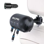 Ohlpro 3-IN-1 Retractable Car Adapter Charging Station, Black. Fixed Price $47.00.