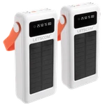 2-PACK: Letscom 30,000 Mah Mobile Power Bank With 4 Built-in Cables, Solar Pa.... Fixed Price $39.99.