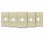 Meritline Vintage Art Deco Ivory Toggle Switch Wall Plates Set Of 5. Fixed Price $27.99.
