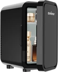Mini Refrigerator, 6L/ 8 Can Compact Skincare Fridge Ac+dc Power Cooler & Warmer. Fixed Price $77.99.