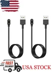 2-PACK Exmrat Charger For Veryfitpro Fitpolo Tozo Smartwatch, Magnetic Black. Fixed Price $11.95.