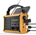Hand Crank Emergency Radio Solar With 12000MAH Power Bank, Noaa/am/fm/weather Al. Fixed Price $69.53.