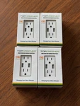 Lot Of 4 Topgreener High Speed Usb Charger Wall Receptacle - New In Box. Fixed Price $25.00.