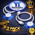 2 Pack 6FT Usb-c Magnetic Charger Cable Dock For Apple Watch 3-11+SE +ultra. Fixed Price $10.55.