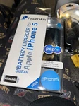 New Powerskin Pop'n Apple Iphone 5 Hybrid Battery Charger 2000MAH Black/gray. Fixed Price $15.00.