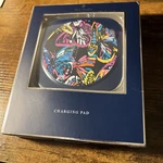 Vera Bradley Navy Blue Butterfly Flutter Wireless Charging Pad - New. Fixed Price $17.00.
