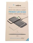N9.OB Tylt Sabre Dual Wireless Charging Mat Fast Charge Iphones Black. Fixed Price $7.99.