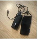 Anker Li-ion Portable Power Bank External Battery Pack Black W/ Usb Cable, Pouch. Fixed Price $23.00.