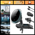 15W Wireless Car Charger Cd Mount, Fast Charging Magnetic Air Vent For Iphone 17. Fixed Price $66.99.