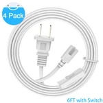 4FT 6FT Us Plug Power Cable Cord Wires For T5 T8 8' Led Tube Shop Light Fixtures. Fixed Price $16.01.