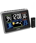 Sharp Atomic Weather Station Wireless Technology, 5-FUNCTION, W/ Outdoor Sensor. Fixed Price $30.00.