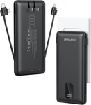 10000MAH Power Bank, Built-in Cables & Ac Plug, 5 OUT/2 In, Usb-c Charger. Fixed Price $9.99.