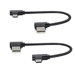 Hcfeng Double Elbow Type Cable Right Angle Nylon Braided Usb 2.0A To. Fixed Price $5.00.