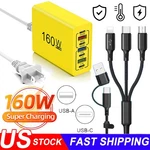 160W 7-PORT Fast Charger Usb Block Charging Station For Samsung Iphone Android. Fixed Price $11.99.
