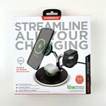 Hypergear Streamline Max Charge 3-IN-1 Wireless Charging Stand 15W. Fixed Price $39.00.