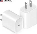 Usb Charger Block 20W, Ocupwei Pd 3.0 Fast Charging Wall 2PACK, White. Fixed Price $12.35.