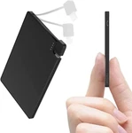 Ultra Thin Credit Sized Power Bank Chargecard Style Charger Iphone 2500MAH. Fixed Price $28.34.