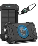 Blavor Solar Power Bank 10,000MAH, Portable Wireless Charger, 20W Fast Charging. Fixed Price $30.00.