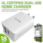 Cellet Dual Port Wall Charger Power Adapter Usb-c & Usb-a. Fixed Price $8.99.