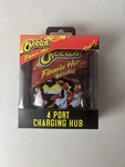 New Flamin' Hot Crunchy Cheetos 4-PORT Charging Hub W/(3) Usb & (1). Fixed Price $12.49.